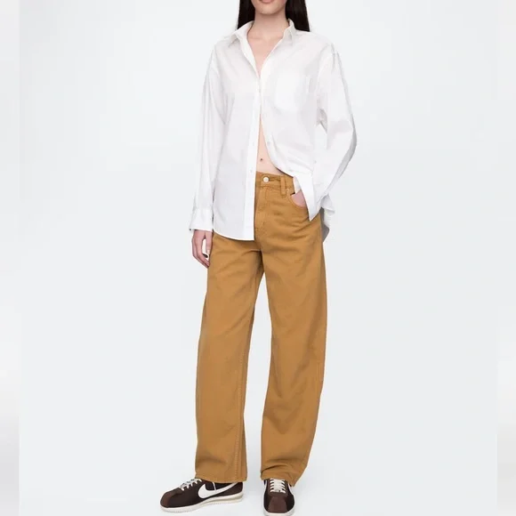 NWT GAP High Rise Barrel Jeans - Picture 2 of 5